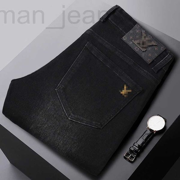 men's jeans designer 2022 autumn/winter new brand slim fit elastic small straight leg black fashion pants 3rki, Blue
men's jeans designer 2022 autumn/winter new brand slim fit elastic small straight leg black fashion pants 3rki, Blue