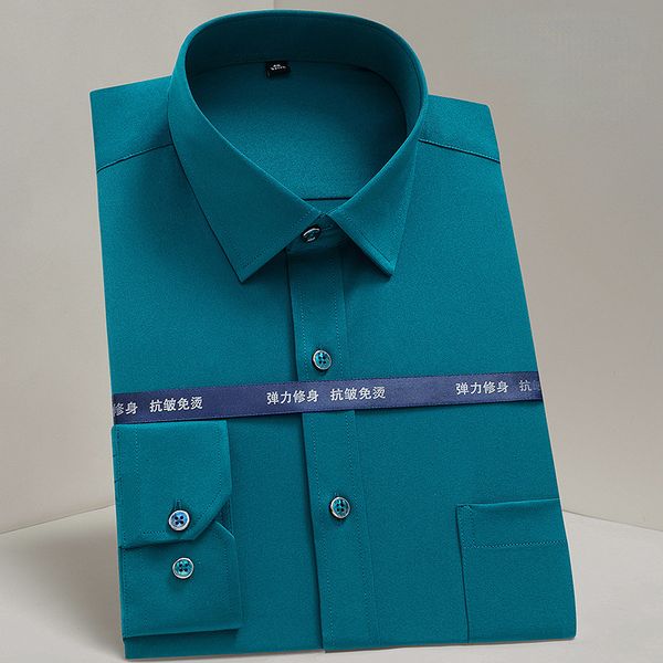 men's dress shirts anti-wrinkle elasticity pure color work white shirt shirts for men mercerized stretch long sleeve casual slim fit sh, White;black
men's dress shirts anti-wrinkle elasticity pure color work white shirt shirts for men mercerized stretch long sleeve casual slim fit sh, White;black
