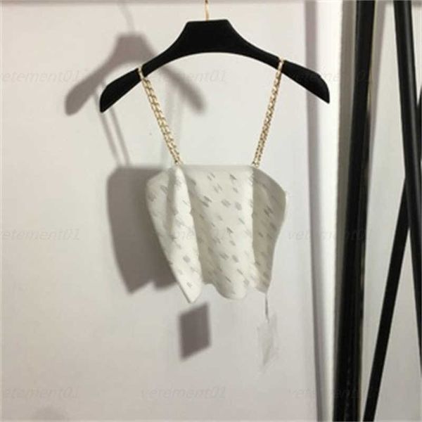fashionable girls tank small fragrant wind logo stamping drill letters chain camisole knitted undershirt womens party, White
fashionable girls tank small fragrant wind logo stamping drill letters chain camisole knitted undershirt womens party, White