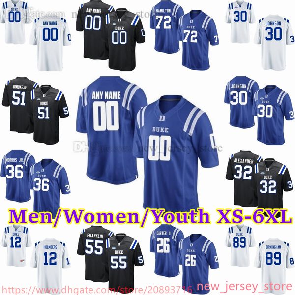 2023-24 custom xs-6xl ncaa duke blue devils football jersey 72 devery hamilton 8 chase brice 36 nick morris jr. 32 jalen alexander 30 brando, Black
2023-24 custom xs-6xl ncaa duke blue devils football jersey 72 devery hamilton 8 chase brice 36 nick morris jr. 32 jalen alexander 30 brando, Black