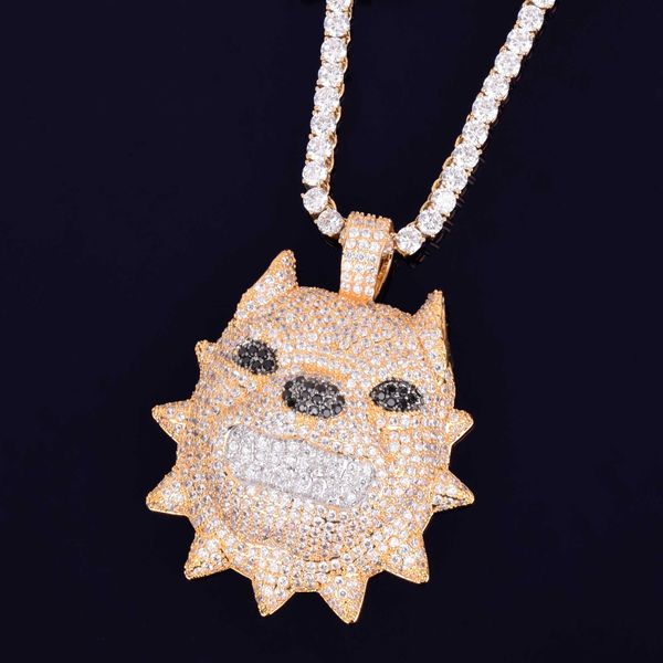 pendant necklaces animal dog head necklace & gold color bling cubic zircon men's hip hop rock street jewelry 230621, Silver
pendant necklaces animal dog head necklace & gold color bling cubic zircon men's hip hop rock street jewelry 230621, Silver