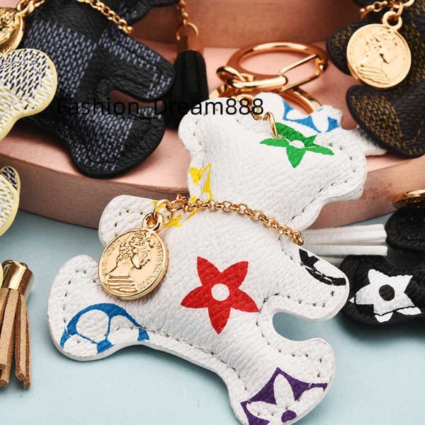 luxury plaid bear keychain classic exquisite designer leather car keyring zinc alloy lanyard gift jewelry accessories high quality, Silver
luxury plaid bear keychain classic exquisite designer leather car keyring zinc alloy lanyard gift jewelry accessories high quality, Silver