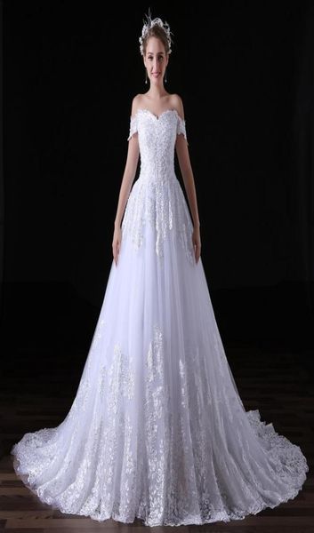 elegant a line wedding dresses lace bridal gowns appliqued off shoulder zipper in the back fashion4100973, White
elegant a line wedding dresses lace bridal gowns appliqued off shoulder zipper in the back fashion4100973, White