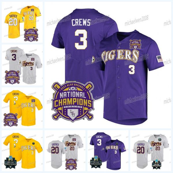 3 dylan crews lsu tigers baseball jersey 2023 college world series champions paul skenesguidry alex bregman aaron nola jake fraley gavin dug, Blue;black
3 dylan crews lsu tigers baseball jersey 2023 college world series champions paul skenesguidry alex bregman aaron nola jake fraley gavin dug, Blue;black
