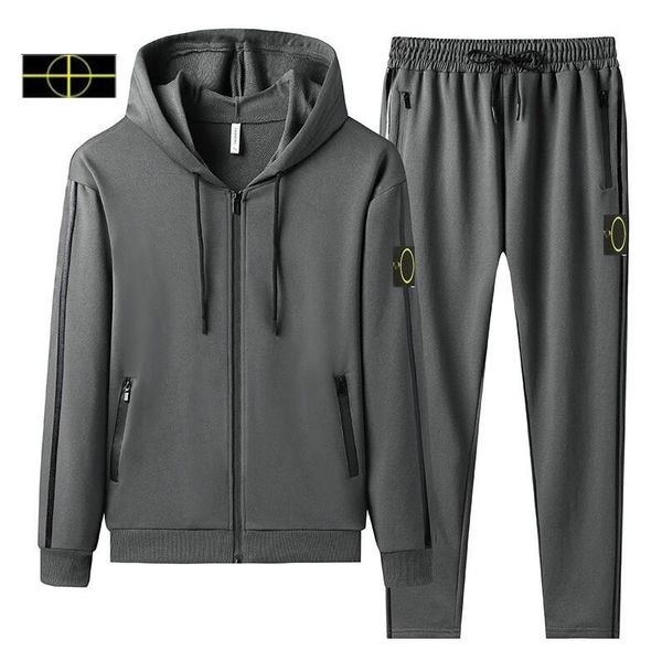 spring and autumn men's tracksuits stone fashion classic island jacket solid casual sports suit is land men's two piece hooded zip, Black;brown
spring and autumn men's tracksuits stone fashion classic island jacket solid casual sports suit is land men's two piece hooded zip, Black;brown