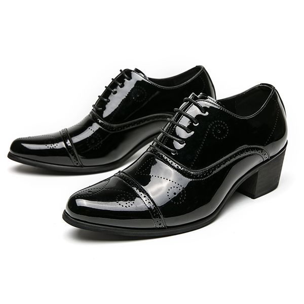 dress shoes 2023 leather fashion cuban men's wedding banquet laceup british retro brock carved high heels casual 230628, Black
dress shoes 2023 leather fashion cuban men's wedding banquet laceup british retro brock carved high heels casual 230628, Black