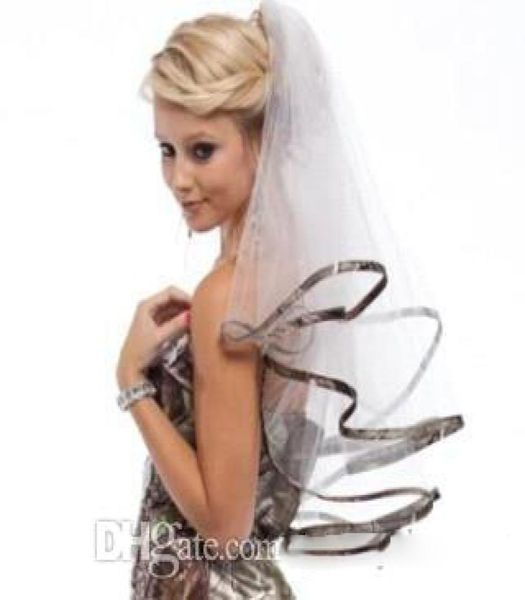 2019 online camo satin edge veil elbow customized with comb camouflage for wedding accessories veil country5493691, Black
2019 online camo satin edge veil elbow customized with comb camouflage for wedding accessories veil country5493691, Black