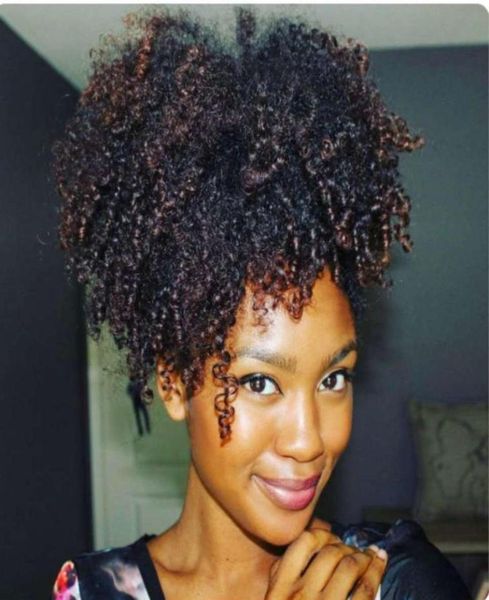 new arrival kinky curly ponytail 100 human hair extensions 8a grade brazilian afro curly drawstring ponytail natural puff 15030602812930, Black
new arrival kinky curly ponytail 100 human hair extensions 8a grade brazilian afro curly drawstring ponytail natural puff 15030602812930, Black