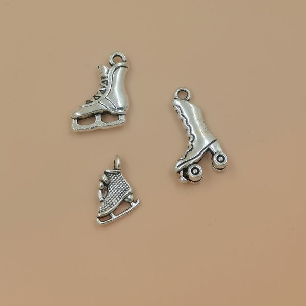 120pcs tibetan style alloy pendants antique silver charms ice skates shape pendants for necklace jewelry making accessories, Bronze;silver
120pcs tibetan style alloy pendants antique silver charms ice skates shape pendants for necklace jewelry making accessories, Bronze;silver