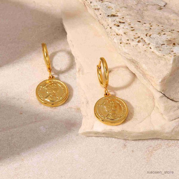 stud trade jewelry stainless steel queen coin drop earrings for woman fashion steel earring fema r230628, Golden;silver
stud trade jewelry stainless steel queen coin drop earrings for woman fashion steel earring fema r230628, Golden;silver
