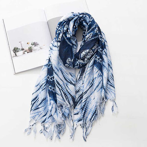 women's scarf spring and autumn thin cotton blended tie dyed imitation blue dyed wax dyed art tourism handheld gift ethnic style shawl7, Red;brown
women's scarf spring and autumn thin cotton blended tie dyed imitation blue dyed wax dyed art tourism handheld gift ethnic style shawl7, Red;brown