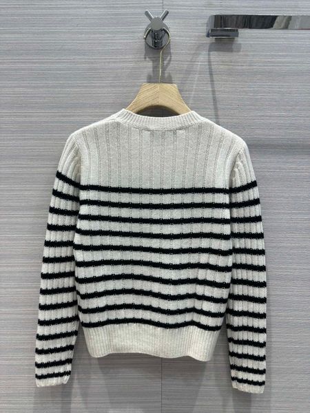 2023 new autumn milan runway sweaters o neck long sleeve high end jacquard pullover women's designer 0628-1, White;black
2023 new autumn milan runway sweaters o neck long sleeve high end jacquard pullover women's designer 0628-1, White;black