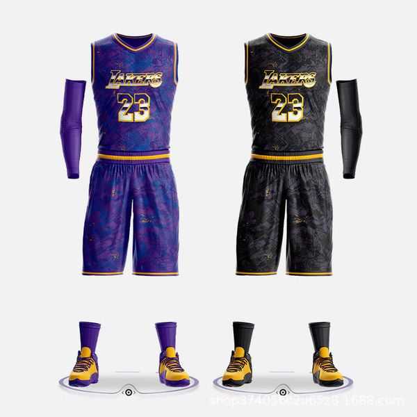 basketball uniform men's china match jersey sportswear suit can be printed, Black;red
basketball uniform men's china match jersey sportswear suit can be printed, Black;red