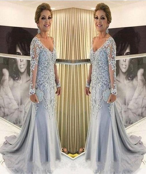 2020 silver mother of the bride dresses v neck sheer longsleeves mermaid lace appliques bead sweep train long plus size party eve3435425, Black;red
2020 silver mother of the bride dresses v neck sheer longsleeves mermaid lace appliques bead sweep train long plus size party eve3435425, Black;red