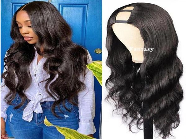 100 unprocessed u part wig human hair whole for women real scalp glueless wigs body wave upart wig no sewing in1860427, Black
100 unprocessed u part wig human hair whole for women real scalp glueless wigs body wave upart wig no sewing in1860427, Black