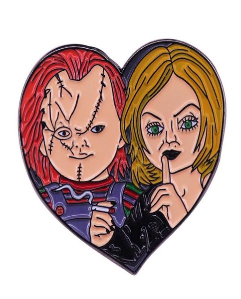 horror movie child039s play bride of chucky and chucky heart shape metal enamel backpack coat lapel badge brooch pin5507631, Blue
horror movie child039s play bride of chucky and chucky heart shape metal enamel backpack coat lapel badge brooch pin5507631, Blue