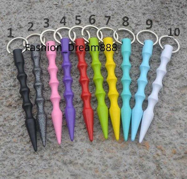 19 colors candy color mini self-defense stick keychain solid aluminum women self defense keychains broken window escape sticks, Silver
19 colors candy color mini self-defense stick keychain solid aluminum women self defense keychains broken window escape sticks, Silver