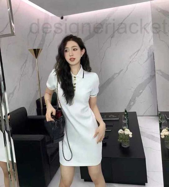 basic & casual dresses designer european goods 2023 summer new polo neck style slim short sleeve dress whle, Black;gray
basic & casual dresses designer european goods 2023 summer new polo neck style slim short sleeve dress whle, Black;gray