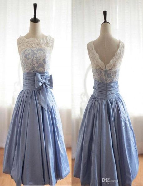 elegant scoop satin lace homecoming dresses intage poland style tea length with lace bow short prom party dresses4236993, Blue;pink
elegant scoop satin lace homecoming dresses intage poland style tea length with lace bow short prom party dresses4236993, Blue;pink