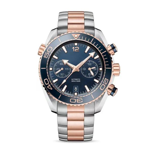 44mm male wristwatch mens quartz chronograph watch black ceramic bezel rubber leather strap sapphire crystal waterproof, Slivery;golden
44mm male wristwatch mens quartz chronograph watch black ceramic bezel rubber leather strap sapphire crystal waterproof, Slivery;golden