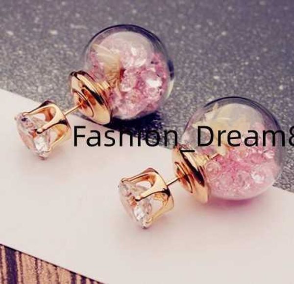 latest design dainty flower acrylic rhinestone stud chic transparent resin round ball botanical jewelry earrings for girls, Silver
latest design dainty flower acrylic rhinestone stud chic transparent resin round ball botanical jewelry earrings for girls, Silver