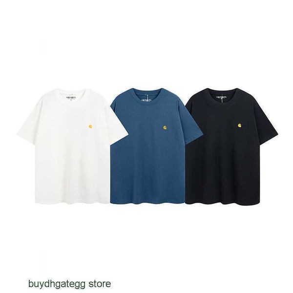 y6mv fashion men's and women's t-shirt tooling brand carhart new 2023 summer classic embroidery small gold label couple loose shor, White;black
y6mv fashion men's and women's t-shirt tooling brand carhart new 2023 summer classic embroidery small gold label couple loose shor, White;black