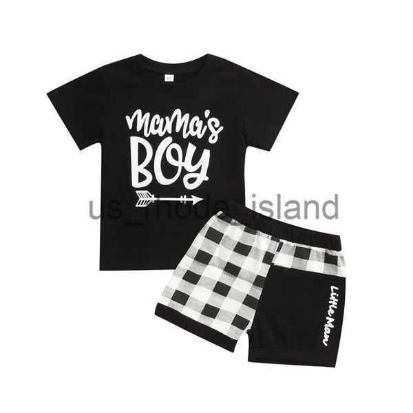 t-shirts 1-5years toddler boy casual s outfits short sleeve arrow letter printed black + elastic waist plaid pattern shorts set x0628, Blue
t-shirts 1-5years toddler boy casual s outfits short sleeve arrow letter printed black + elastic waist plaid pattern shorts set x0628, Blue