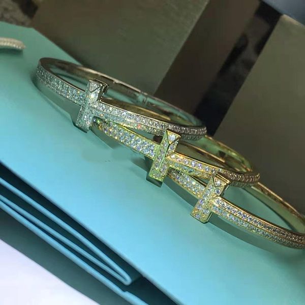 new style bangle women man bracelet 17cm classic silver diamonds t1 cuff luxurious designer gift tif home gold coulpes bracelets orginal blu, Black
new style bangle women man bracelet 17cm classic silver diamonds t1 cuff luxurious designer gift tif home gold coulpes bracelets orginal blu, Black