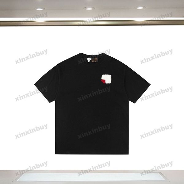 xinxinbuy men designer tee t shirt 23ss love leather label pocket polo short sleeve cotton women red black white s-2xl, Black;brown
xinxinbuy men designer tee t shirt 23ss love leather label pocket polo short sleeve cotton women red black white s-2xl, Black;brown