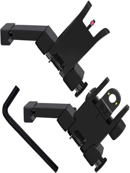 45 degree flipup tactical hunting scopes fiber optics iron sights low profile front and rear sight with red green dots for picati3666348
45 degree flipup tactical hunting scopes fiber optics iron sights low profile front and rear sight with red green dots for picati3666348