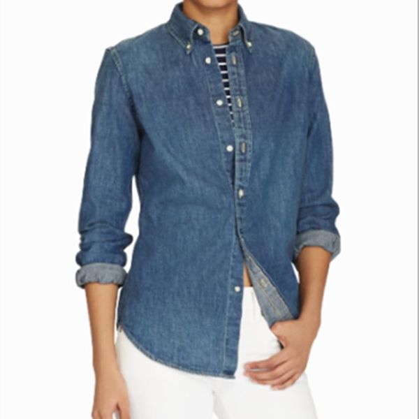 shirts loose women multicolor small horse polo cotton denim shirt camisa lady long sleeve shirts female fashion casual chemise, White
shirts loose women multicolor small horse polo cotton denim shirt camisa lady long sleeve shirts female fashion casual chemise, White