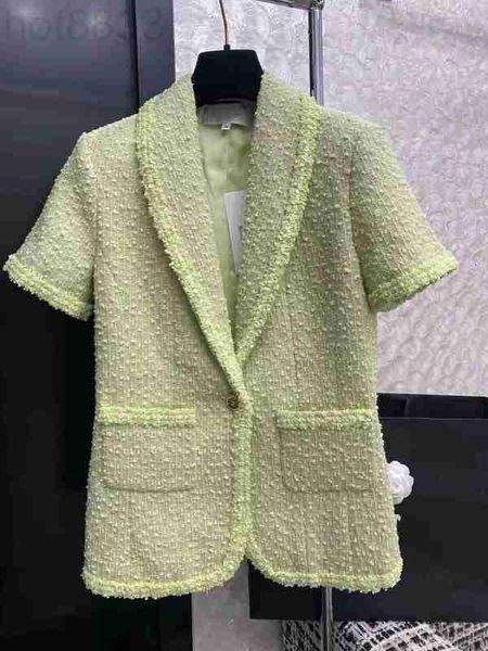 women's jackets designer high end 2023 summer new style temperament large polo collar waist slim short sleeve woolen coat ajmm, Black;brown
women's jackets designer high end 2023 summer new style temperament large polo collar waist slim short sleeve woolen coat ajmm, Black;brown