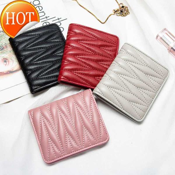 brand designer change purse card pack cow pickup bag genuine leather wallet women's pleated sheepskin thin two-fold buckle small design
brand designer change purse card pack cow pickup bag genuine leather wallet women's pleated sheepskin thin two-fold buckle small design