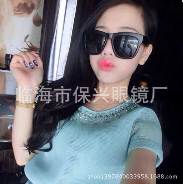 large frame black popular reflective male female glasses and sunglasses, White;black
large frame black popular reflective male female glasses and sunglasses, White;black