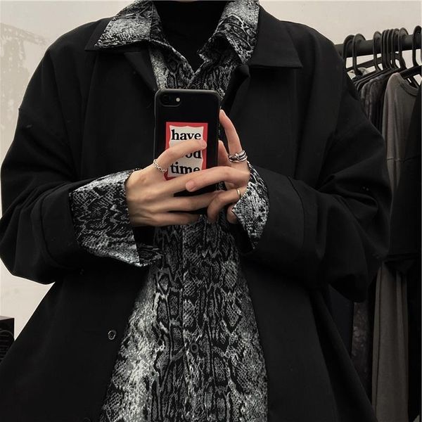 men's dress shirts harajuku style dark leopard print fake two-piece long-sleeved shirt male hong kong style retro loose. 230628, White;black
men's dress shirts harajuku style dark leopard print fake two-piece long-sleeved shirt male hong kong style retro loose. 230628, White;black