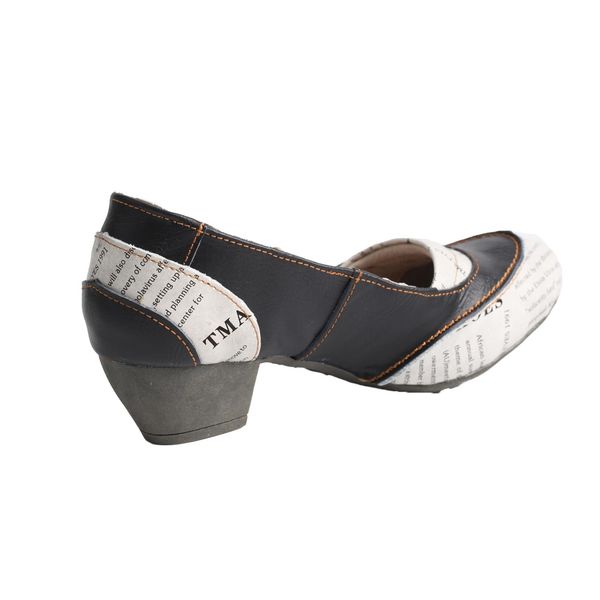 dress tma eyes black and white newspaperprint paneled women's shallow casual leather low heels
dress tma eyes black and white newspaperprint paneled women's shallow casual leather low heels
