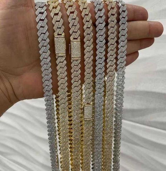 iced out mens women 925 sterling silver cuban necklace 10mm hip hop moissanite cuban link chain necklace
iced out mens women 925 sterling silver cuban necklace 10mm hip hop moissanite cuban link chain necklace