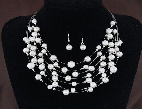 2019 new gold bridal jewelry sets earrings neck pearls bridal jewelry silver necklace earring sets for women fashion wedding gift4014487, White
2019 new gold bridal jewelry sets earrings neck pearls bridal jewelry silver necklace earring sets for women fashion wedding gift4014487, White