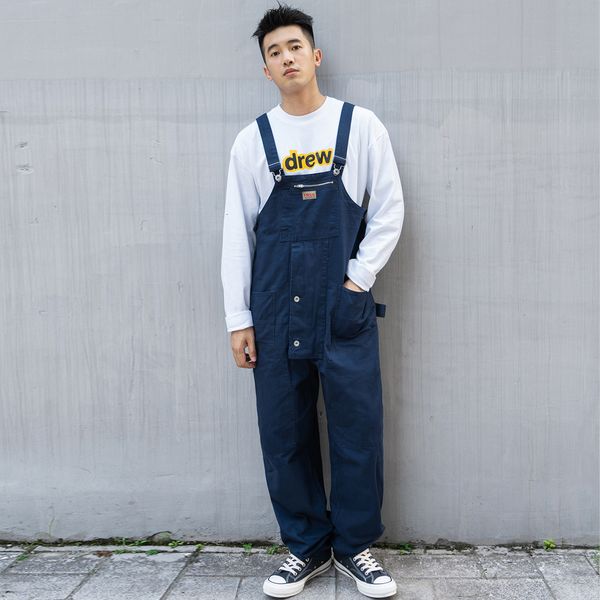 men's jeans multi pocket bib overalls mens safari style cargo pants streetwear baggy casual work trousers men overall 230628, Blue
men's jeans multi pocket bib overalls mens safari style cargo pants streetwear baggy casual work trousers men overall 230628, Blue