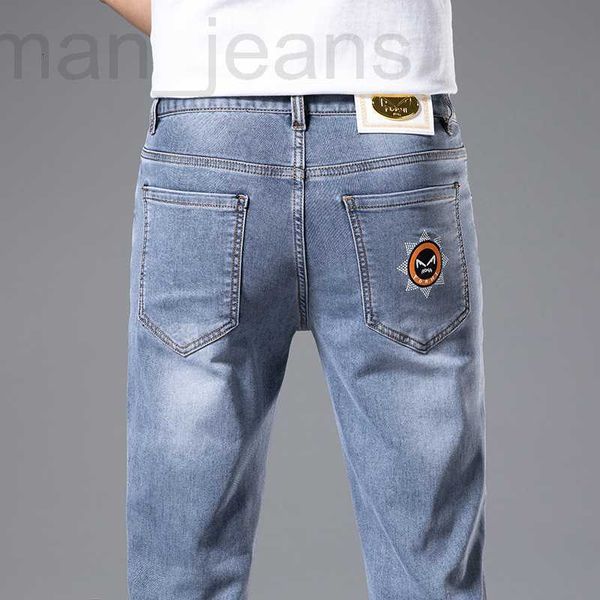 men's jeans designer fdrhi casual printing european fashion brand pants summer thin fit elastic s29i, Blue
men's jeans designer fdrhi casual printing european fashion brand pants summer thin fit elastic s29i, Blue