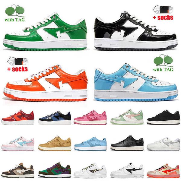 with box new platform designer casual shoes for women mens a bathing sta sk8 purple white black orange pastel pink pack green abc camo blue
with box new platform designer casual shoes for women mens a bathing sta sk8 purple white black orange pastel pink pack green abc camo blue