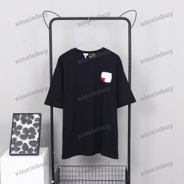 xinxinbuy men designer tee t shirt 23ss love leather label pocket polo short sleeve cotton women yellow black white xs-xl, Black;brown
xinxinbuy men designer tee t shirt 23ss love leather label pocket polo short sleeve cotton women yellow black white xs-xl, Black;brown