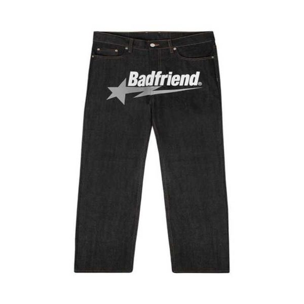 men's jeans mens y2k hip hop badfriend letter printing baggy black pants 2023 harajuku fashion punk rock wide foot trousers streetwear, Blue
men's jeans mens y2k hip hop badfriend letter printing baggy black pants 2023 harajuku fashion punk rock wide foot trousers streetwear, Blue
