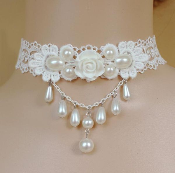vintage fashion lace choker faux pearl jewelry necklace for bridal boho handmade adjustable wedding accessories whole9230958, White
vintage fashion lace choker faux pearl jewelry necklace for bridal boho handmade adjustable wedding accessories whole9230958, White