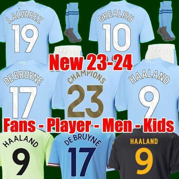 22 23 24 haaland soccer jerseys grealish sterling mans cities mahrez fans player version de bruyne foden 2023 2024 football shirt kids kit, Gray
22 23 24 haaland soccer jerseys grealish sterling mans cities mahrez fans player version de bruyne foden 2023 2024 football shirt kids kit, Gray
