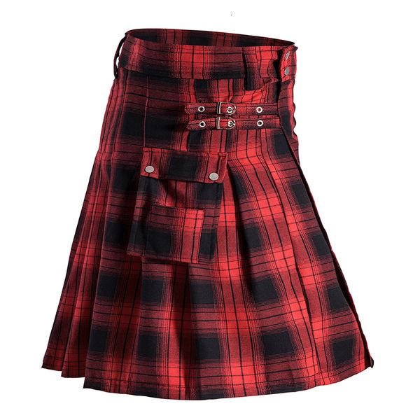 men's jeans scottish style men cool pocket kilts casual skirts black solid color gothic kilt vintage cargo metal belt pleated skirt y2k, Blue
men's jeans scottish style men cool pocket kilts casual skirts black solid color gothic kilt vintage cargo metal belt pleated skirt y2k, Blue