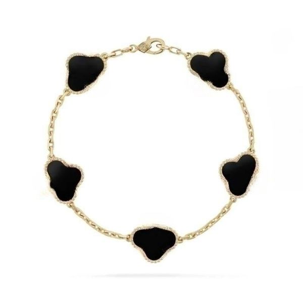 fashion classic 4/four leaf clover charm bracelets rings bangle chain 18k gold plated black agate for women&girl wedding mother' day je
fashion classic 4/four leaf clover charm bracelets rings bangle chain 18k gold plated black agate for women&girl wedding mother' day je