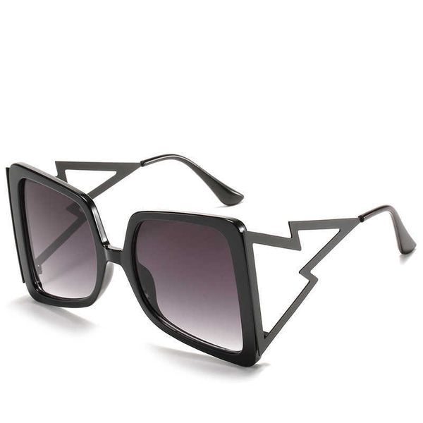 sunglasses ultralarge frame sunglasses women's lightning footglasses 230628, White;black
sunglasses ultralarge frame sunglasses women's lightning footglasses 230628, White;black