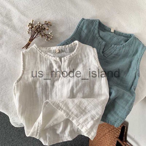 t-shirts children's double gauze cotton tank summer new boys and girls baby casual breathable thin sleeveless t-shirts wt830 x0628, Blue
t-shirts children's double gauze cotton tank summer new boys and girls baby casual breathable thin sleeveless t-shirts wt830 x0628, Blue