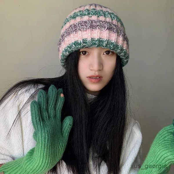 caps autumn and winter colorful striped knitted cap fashion women outdoor warm hat men hip-hop ski beanies caps r230628, Blue;gray
caps autumn and winter colorful striped knitted cap fashion women outdoor warm hat men hip-hop ski beanies caps r230628, Blue;gray